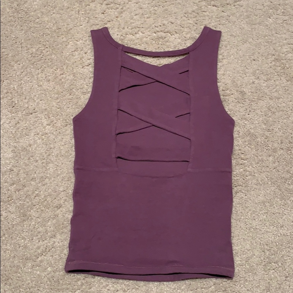 Purple tank AEO